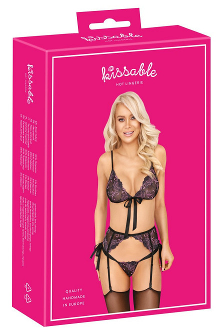 Комплект белья Bra Embroidery S/M Sex Aura Киев - изображение 5