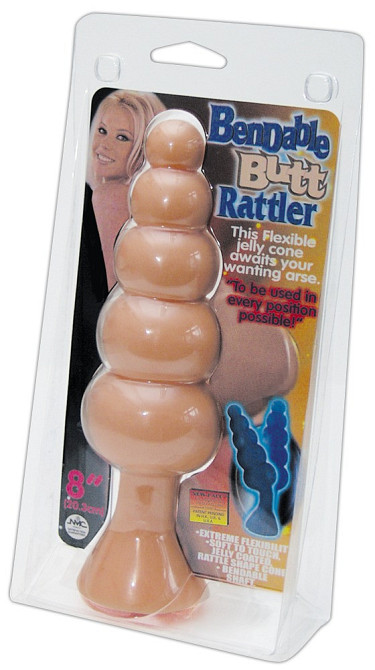 Анальная пробка - Bendable Butt Rattler Sex Aura Киев - изображение 3