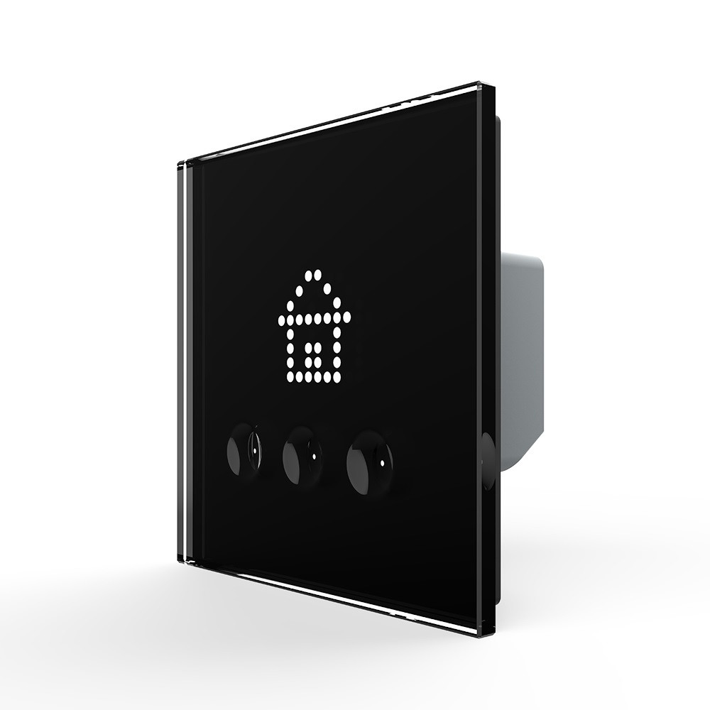 Вимикач сценаріїв Livolo чорний (VL-C703Z1-2BG) Коломыя - изображение 1