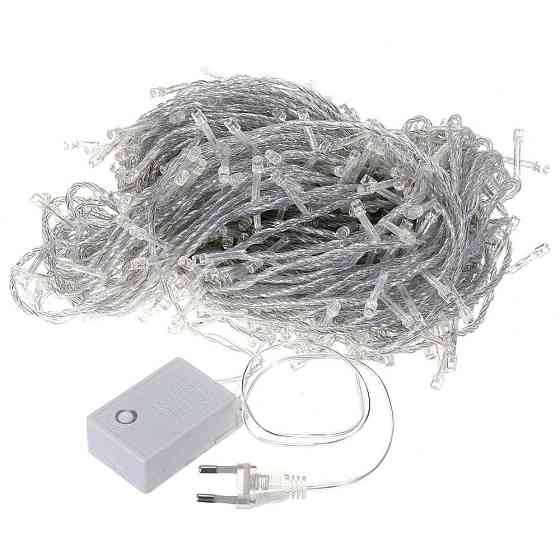 Гирлянда штора от сети 3х1,5 м,240 LED,Теплый свет SBR Киев