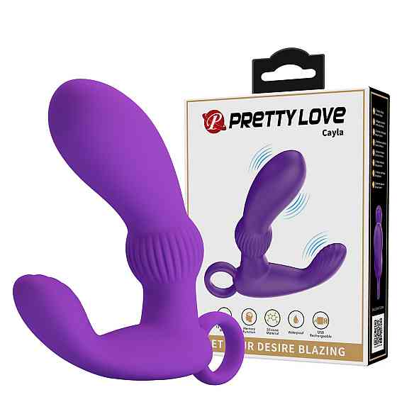 Вибратор для простаты Pretty Love Cayla (фиолетовый) Sex Aura Киев