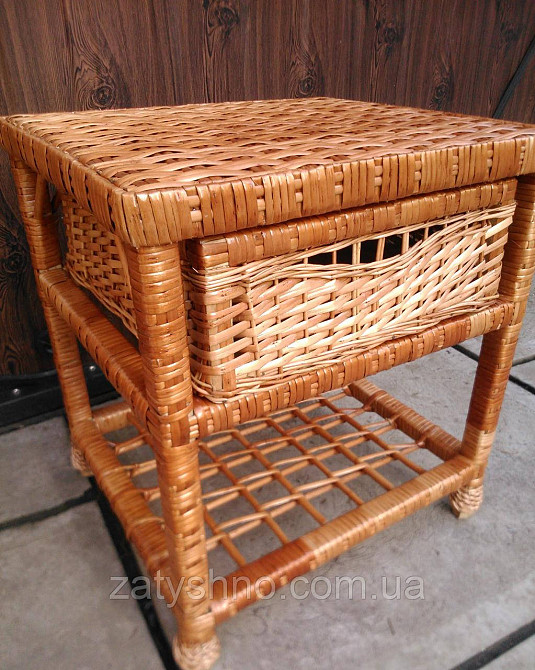 Этажерка с полкой из лозы Киев - изображение 7