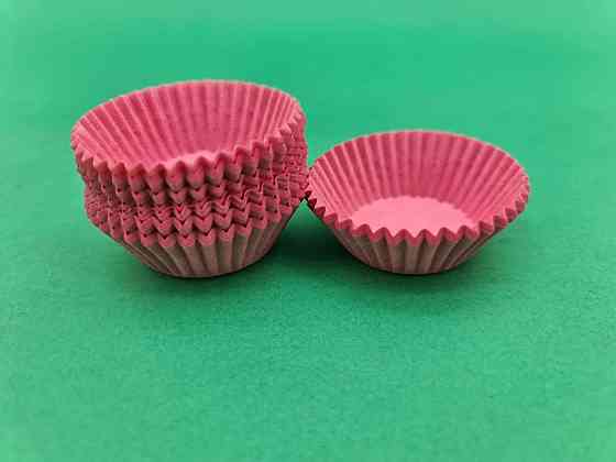 Тартолетка для чізкейк "Кругла рожева"D40 H21 (100шт)/5/ (1 уп.) Харків