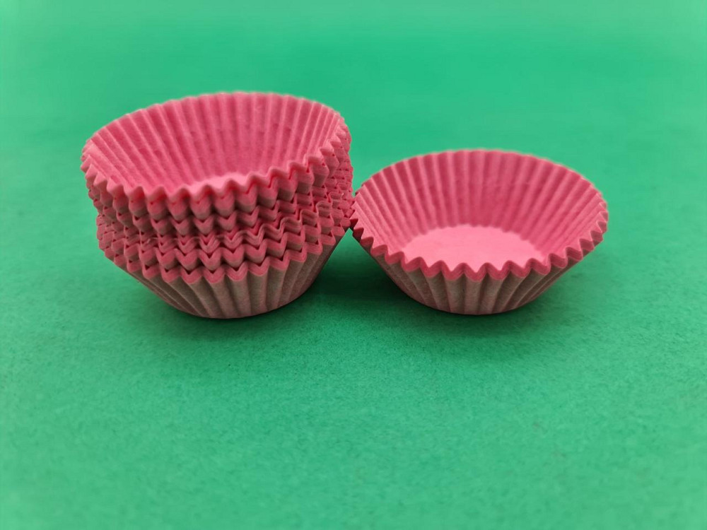 Тартолетка для чізкейк "Кругла рожева"D40 H21 (100шт)/5/ (1 уп.) Харків - фото 1