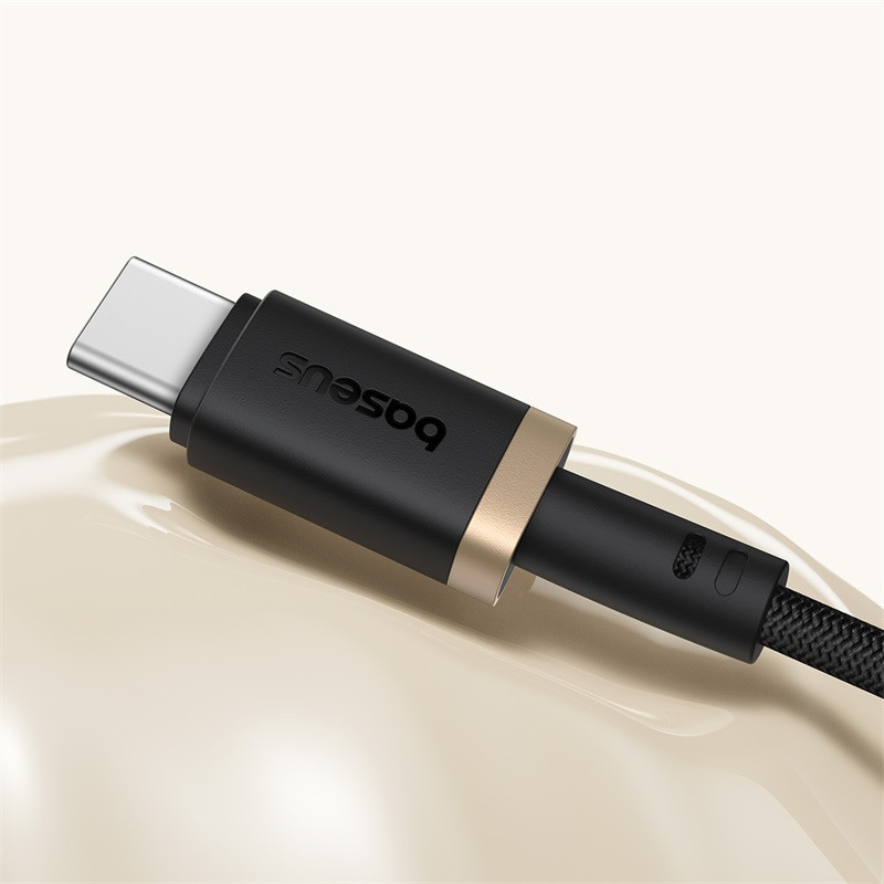 Кабель Baseus Dura Series Fast Charging Cable USB to Type-C 60W 1m Gold+Black Одеса - фото 8