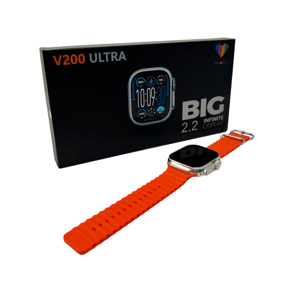 Смарт-годинник BIG V200 Ultra IP65 Gold V200UGold Одеса - фото 2
