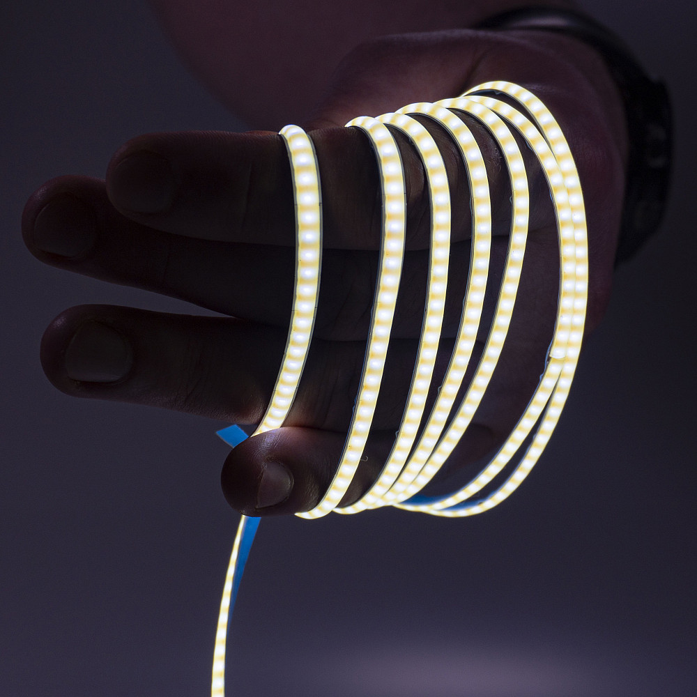 Miboxer 5мм LED стрічка COB CCT Tunable White 2700K-6500K суцільного світіння 24VDC (5М) Київ - фото 6