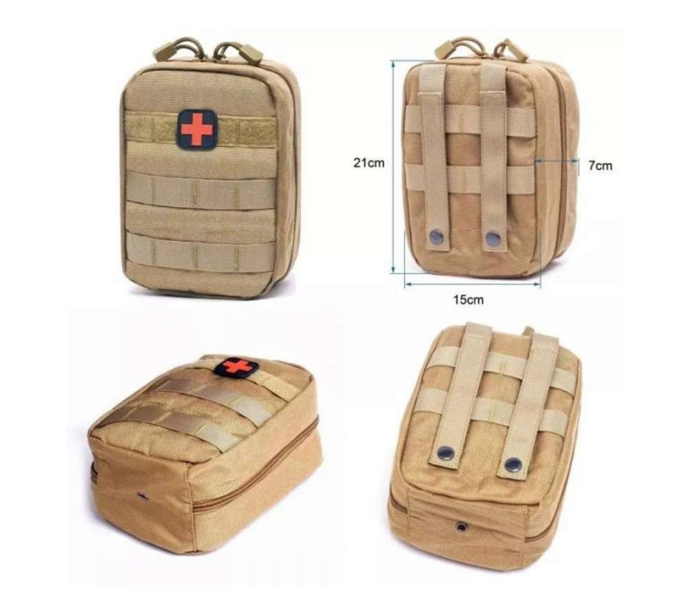 Тактический подсумок под аптечку (21х15см) Койот Винница - изображение 3