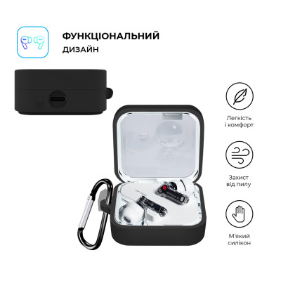 Чохол для навушників Armorstandart Hang Case для Nothing Ear (2) Black (ARM75397) Вінниця - фото 2