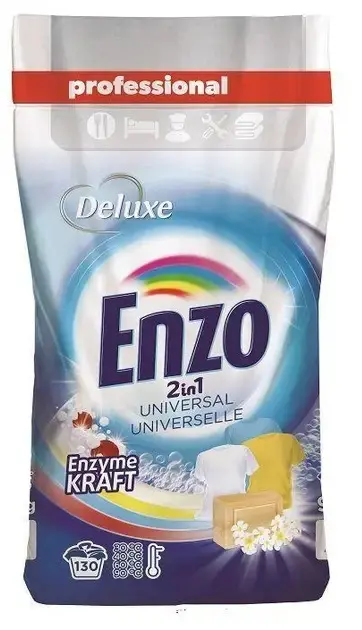 Порошок для стирки Deluxe Enzo Universal, 9.1 кг (130 стирок) Львов - изображение 1