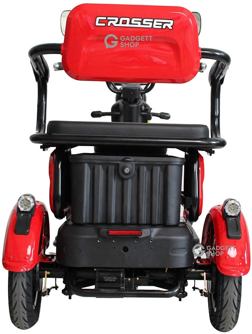 Електричний трицикл Crosser TR1 PRO(1200ВТ 72В 24Ah) - Червоний. Харьков - изображение 2