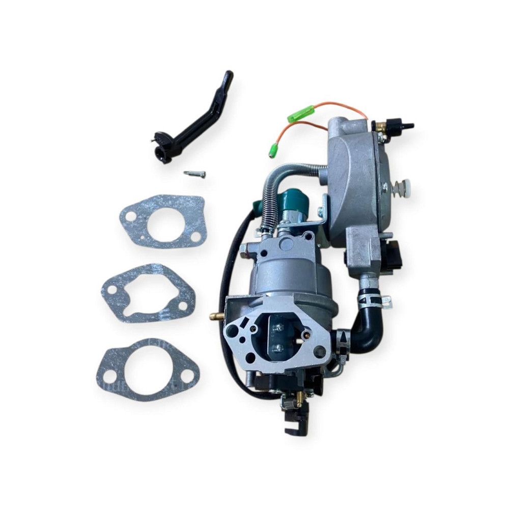 Карбюратор (177f/188f/190f/192f 27mm) с эмк для бенз. ген. 5-7 квт (механизм автомат.) газ-бензин Мукачево - изображение 1