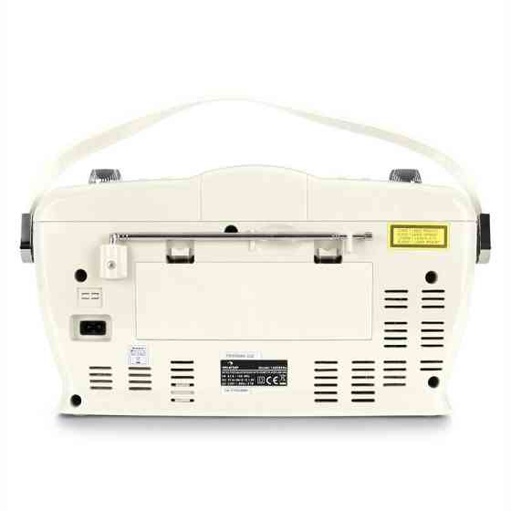 RCD-70 ретро-радіо FM USB CD акумулятор кремовий Кремовий (Німеччина, читати опис) Рівне