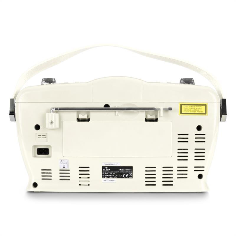 RCD-70 ретро-радио FM USB CD аккумулятор кремовый Кремовый (Германия, читать описание) Ровно - изображение 5