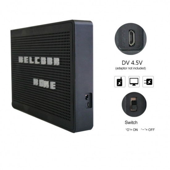 Лайтбокс-нічник з 200 літерами та цифрами чорний A4 Вінниця - фото 4