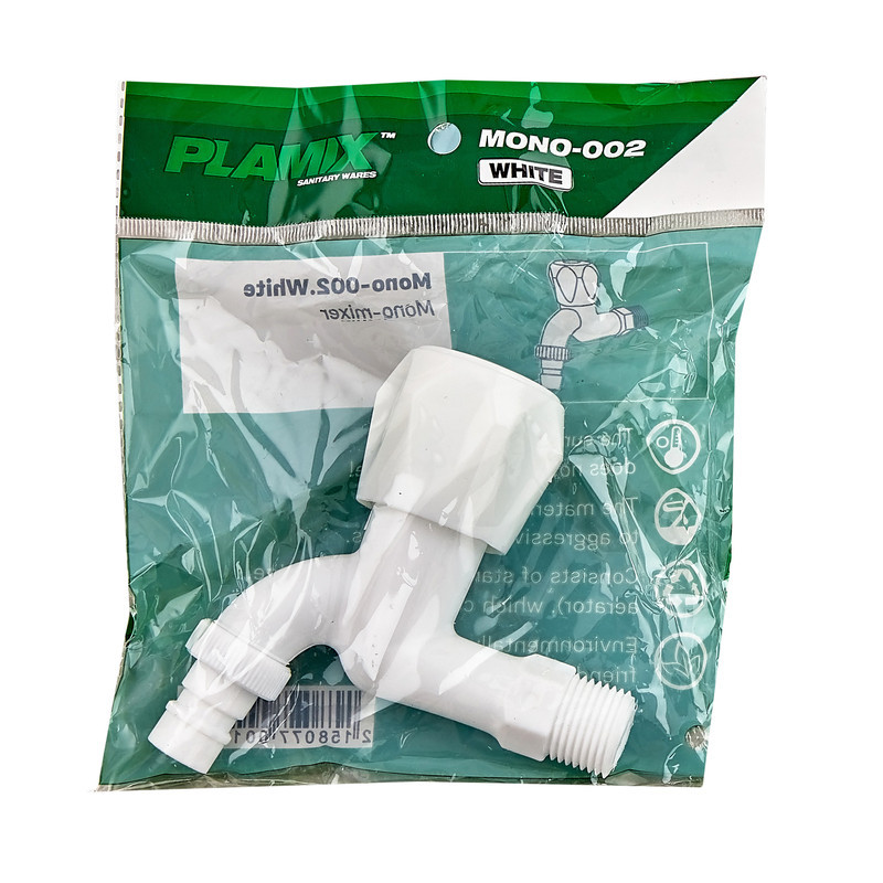 Кран для поливу Plamix Mono-002 білий   ( PM0018 ) 26963 Харків - фото 3
