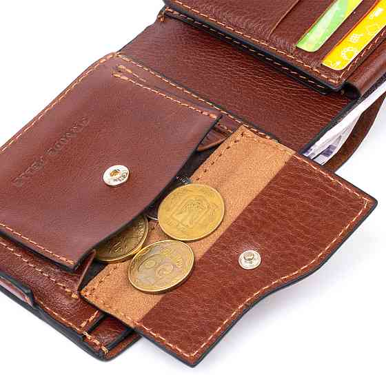 Портмоне горизонтальное Amico на магните на два отделения (GRANDE PELLE) Киев