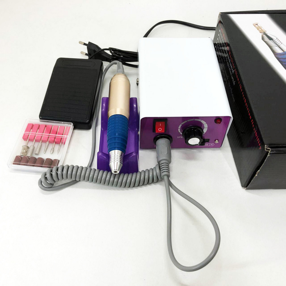 Фрезер для нігтів для зняття манікюру, Машинка для манікюру для початківців Фрезер нігтів NC-14 Львів - фото 7