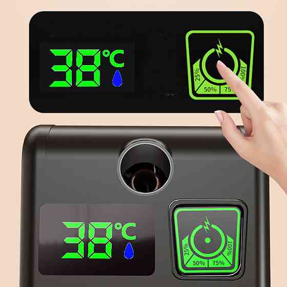 Портативный душ, 6000 мАч, MY-880 / Мобильный душ для кемпинга / Душ с цифровым индикатором температуры Киев