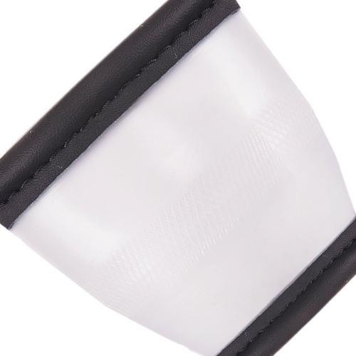 Чохол на кермо VLOD-L285 L чорний-коричневий перфорована шкіра з боковинами Харків - фото 5