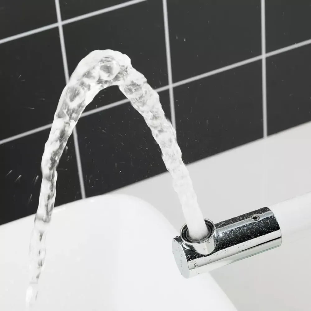 Змішувач для умивальника Frap F1052-14 високий, білий/хром Київ - фото 5