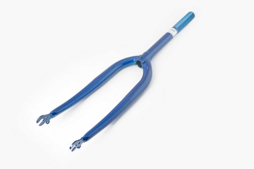 Вилка велосипедная жесткая (20) (синяя) Мукачево - изображение 1