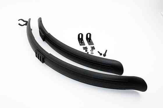 Крила пластмасові 26" MTB довгі, чорні SMG-613 Київ