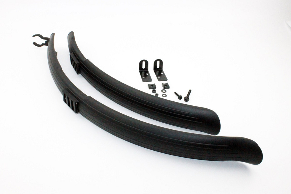 Крила пластмасові 26" MTB довгі, чорні SMG-613 Київ - фото 2