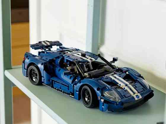 Конструктор машинка Technic Ford GT 2022, 1466 деталей маштаб 1:10  Форд  Синый Киев