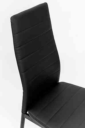 Стілець Ріо, чорний/ шкірзам чорний Київ