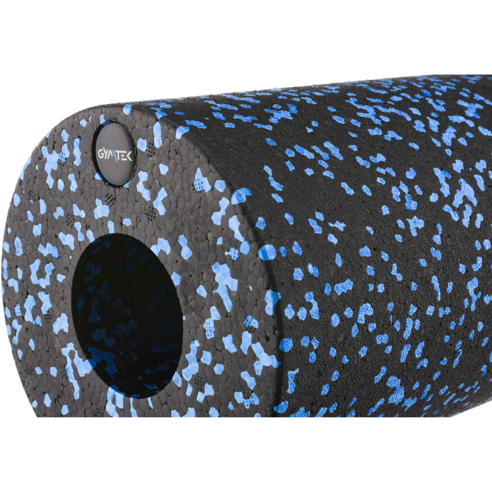 Масажний ролик Gymtek для йоги та фітнесу EPP 30*15см чорно-синій Київ - фото 4