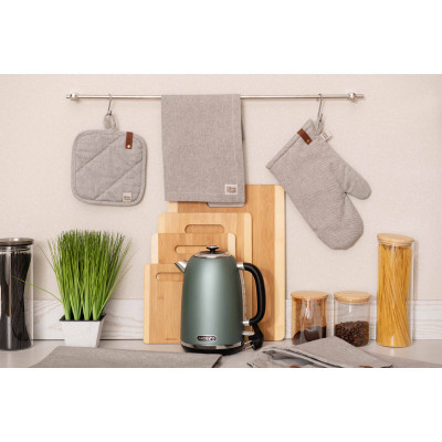 Салфетка на стол Ardesto Oliver серый 40х40 см, 100% хлопок (ART06OD) Винница - изображение 4