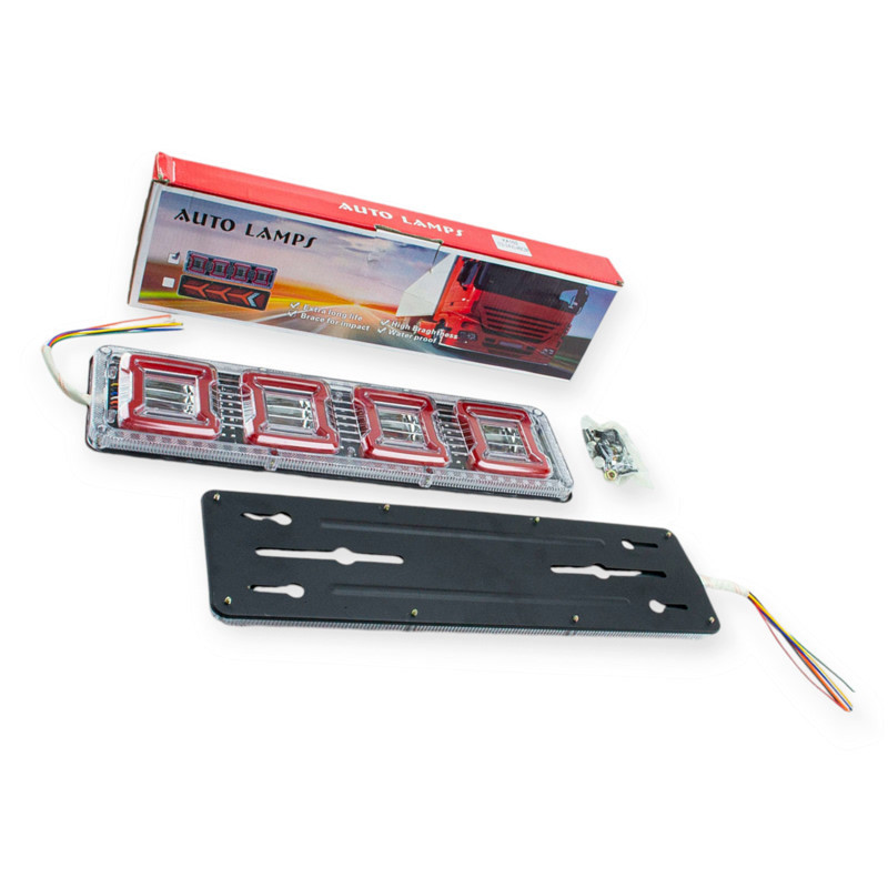 Ліхтар причепа задній Лід (46 см) KA-102 (12-24V) вантажного Мукачево - фото 1