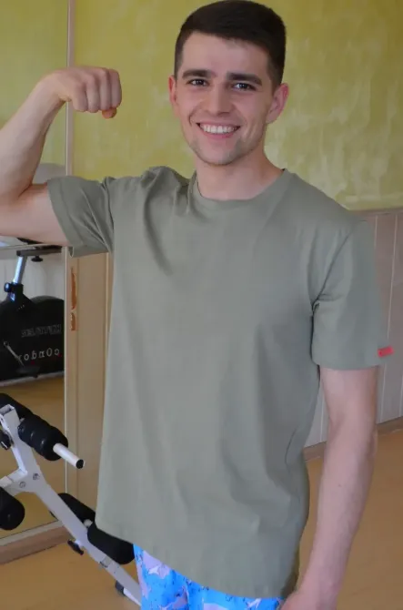 Футболка мужская Lans L 12.003 3XL, Оливковый Киев - изображение 1