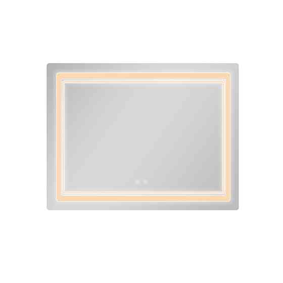Дзеркало Qtap Cardinal (CA2) 1000х800 з LED-підсвіткою Touch, з антизапотіванням, з димером, темп. кольору (3000-6500K) Київ