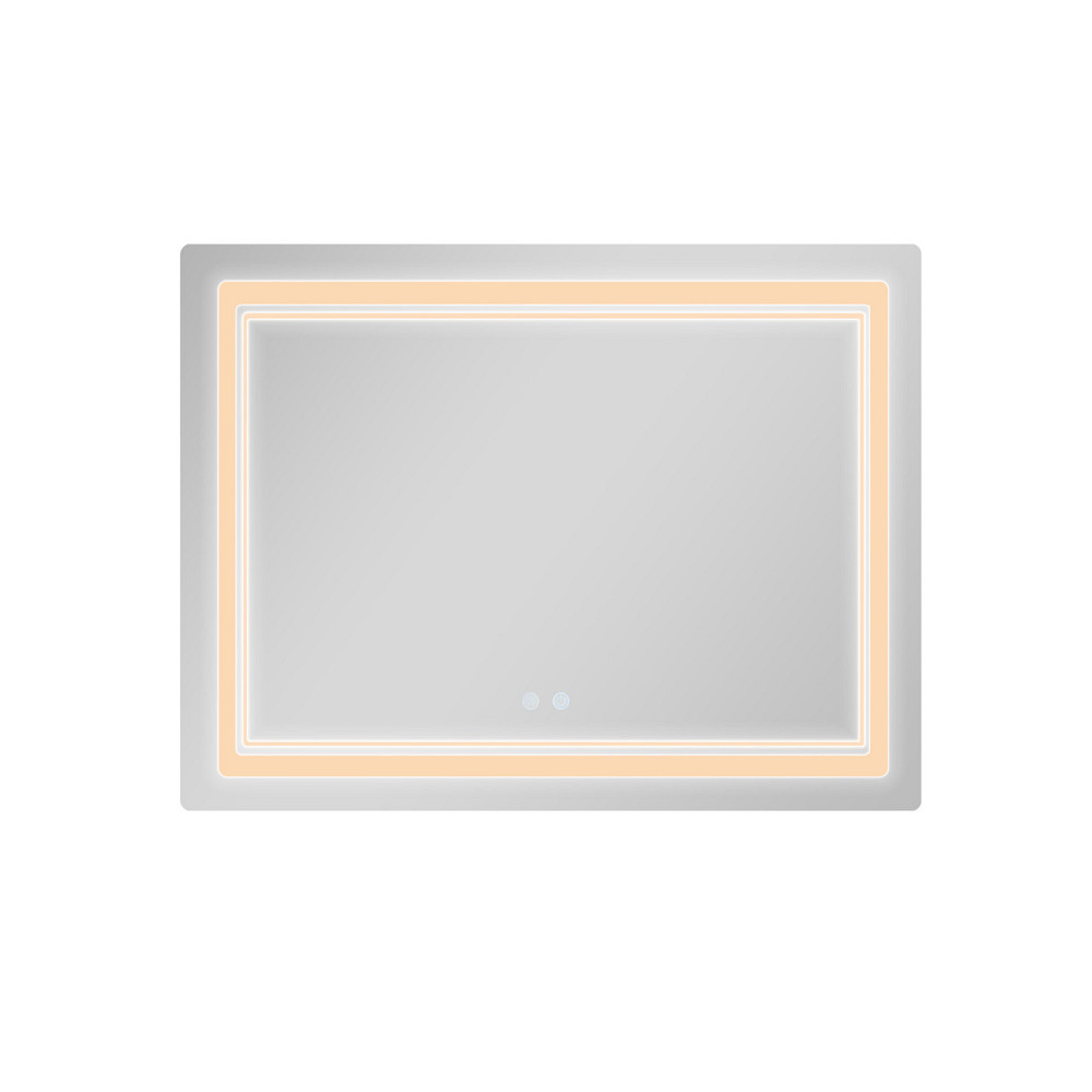 Дзеркало Qtap Cardinal (CA2) 1000х800 з LED-підсвіткою Touch, з антизапотіванням, з димером, темп. кольору (3000-6500K) Київ - фото 5