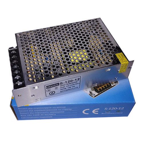 Блок живлення перфорований UAlectric 12В 10А 120Вт, 2-канальний, для LED-стрічок та відеоспостереження Київ - фото 5