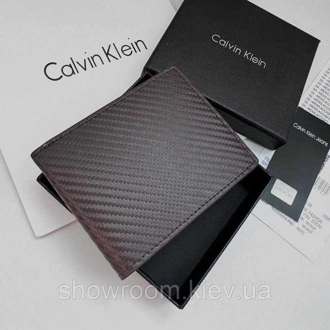 Мужское брендовое портмоне Carbon кричневый Киев - изображение 4