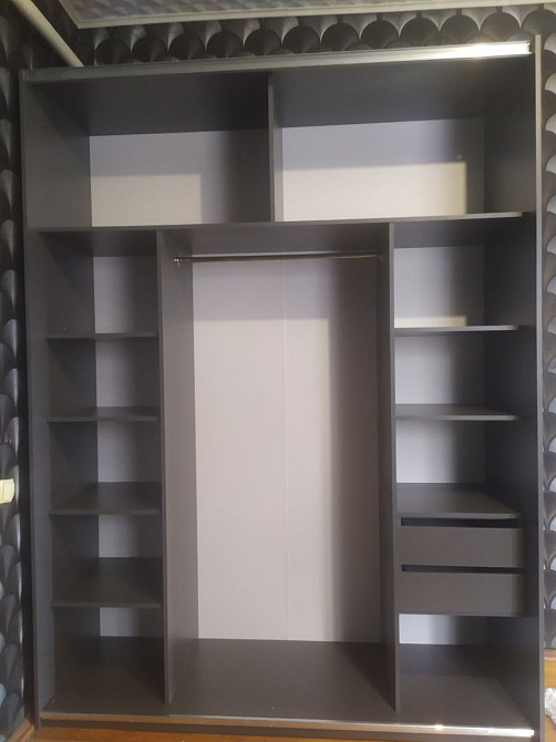 Шкаф-купе двухдверный Doros G-Caiser 180х60х240 см Графит/2 Зеркала (DRS-011029) Днепр - изображение 3