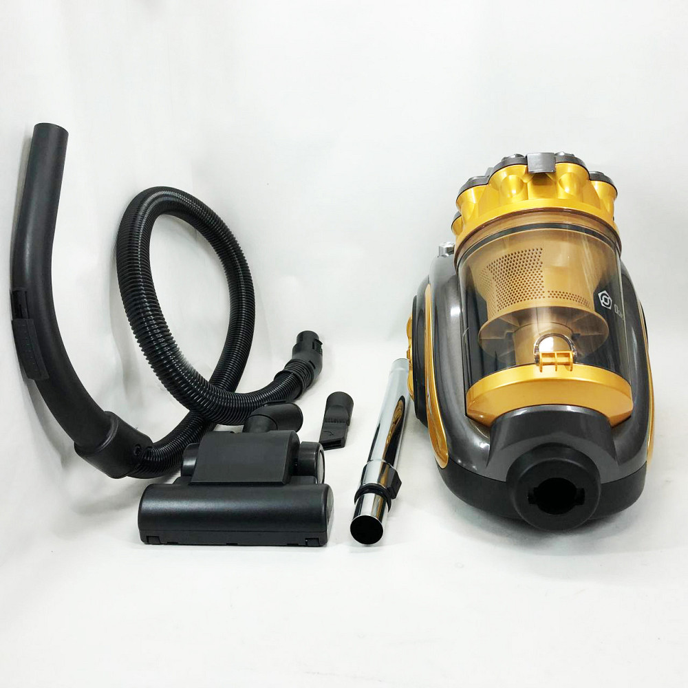 Пылесос с моющимся контейнером, Легкий пылесос для квартиры Контейнерный с циклонным фильтром CJ-68 Львов - изображение 14