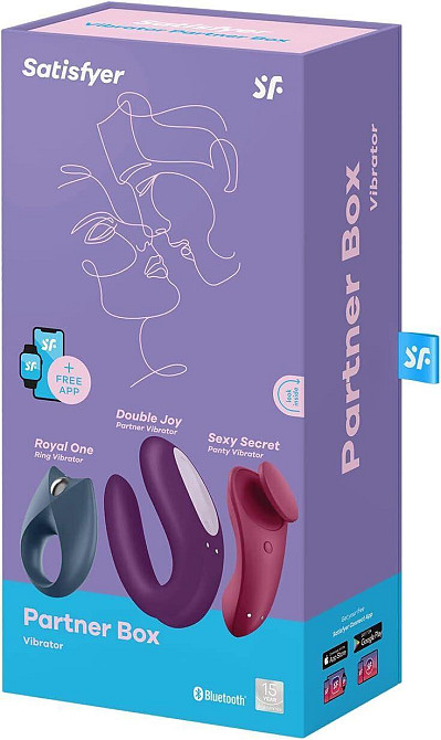 Набор Satisfyer Partner Box 3 (Double Joy, Sexy Secret + Royal One) Sex Aura Киев - изображение 8