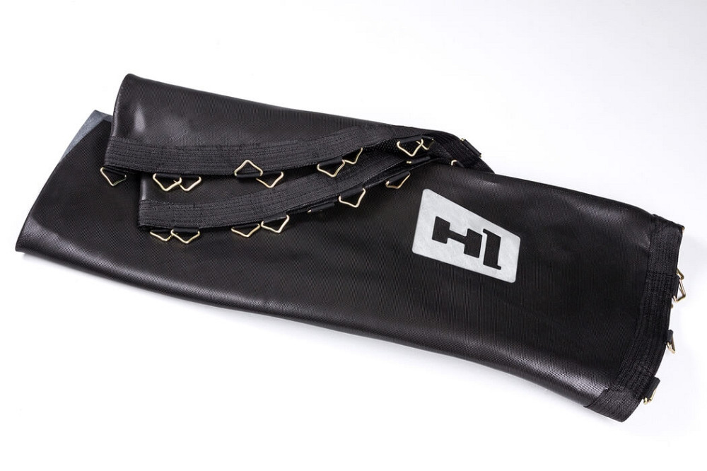 Батут Hop-Sport 12ft (366см) синій із внутрішньою сіткою Київ - фото 2