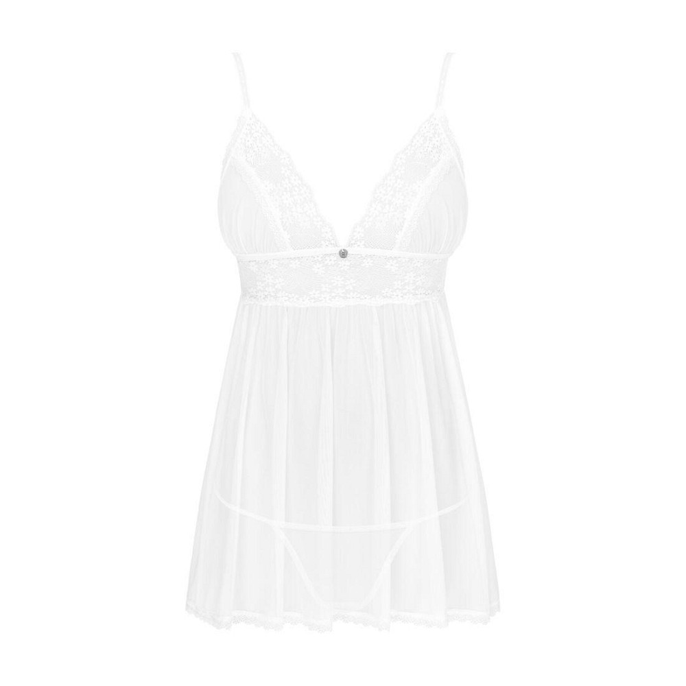 Пеньюар и трусики Obsessive Heavenlly babydoll & thong XL/2XL Sex Aura Киев - изображение 3