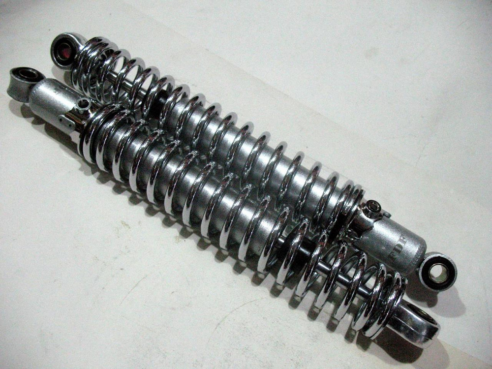 Амортизаторы (пара) 125/150 334mm, регулируемые (хром) Мукачево - изображение 1