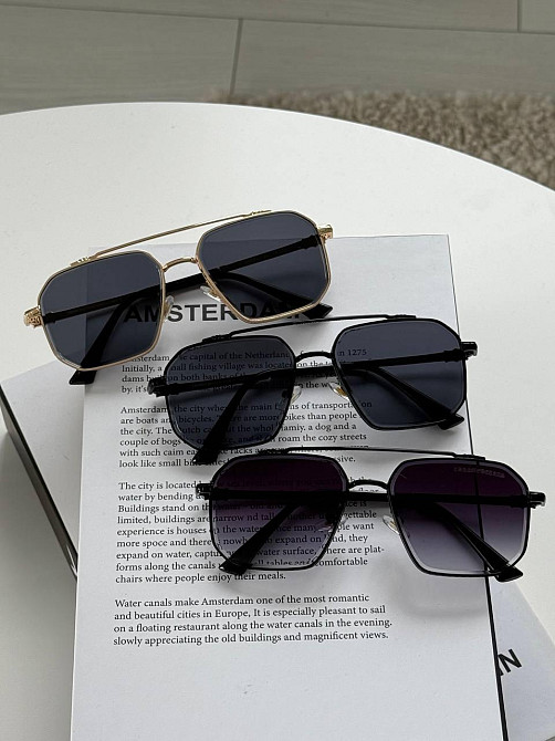 Солнцезащитные очки унисекс Chrome Hearts с металлической оправой на среднее лицо 🔥 MasterSem Киев - изображение 5