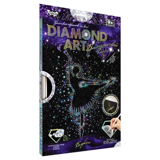 Комплект креативної творчості "DIAMOND ART" DAR-01, 10 видів  Балерина Вінниця