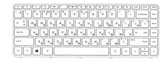 Клавиатура для ноутбука HP Pavilion (14-e) White, (White Frame), RU Вінниця