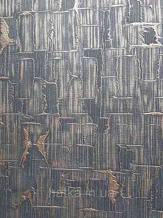 Шпалери вінілові на флізелін Erismann Casual Chic1.06х10 абстракція геометрія фігури лофт чорне золото 10260-10 Київ