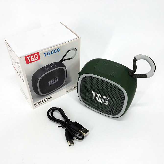 Портативна акустична bluetooth колонка TG659, Bluetooth колонка з зарядкою від usb TJ-88 Львів - фото 10