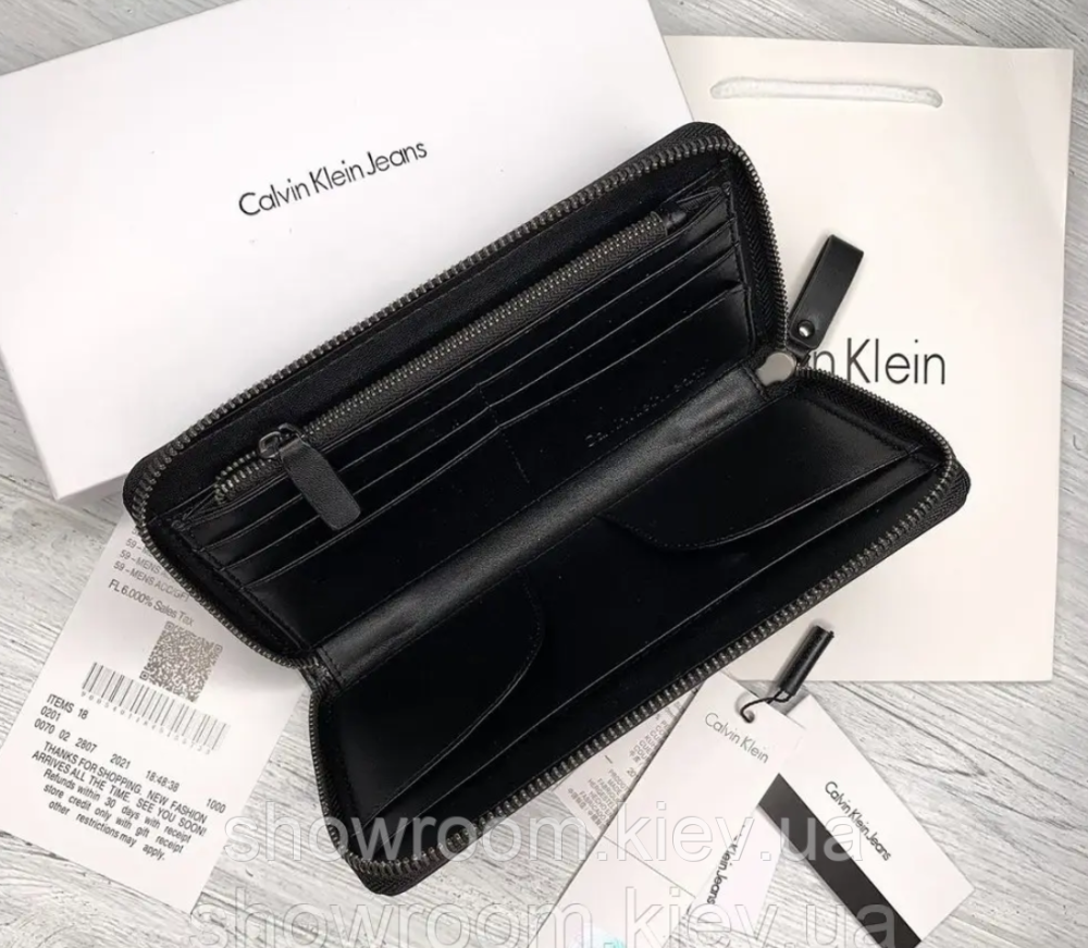 Мужской кожаный клатч на молнии (507) Киев - изображение 5